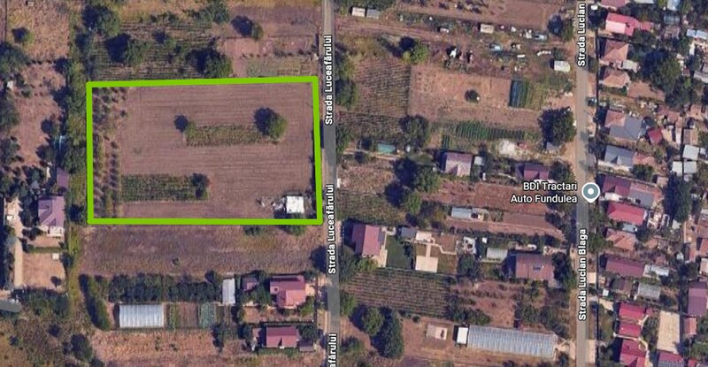 Fundulea, vanzare teren intravilan, F7305 mp, utilitati,  aproape A2
